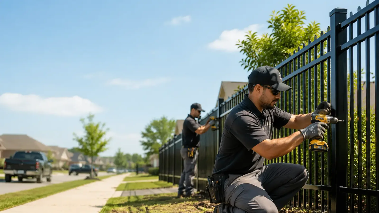 Metal Fence Installation in Benton, LA